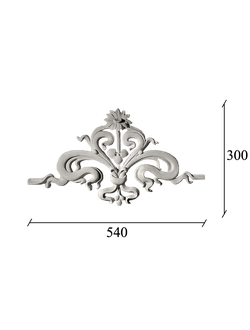 декоративный элемент потолка из гипса ПК-05-1с дома и стен