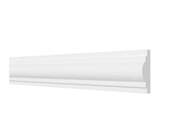 Молдинг Decor Dizain DD35, дюрополимерный, влагостойкий, под покраску, длина 2 м