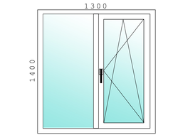 Окно 1300х1400 ЗАКАЗАТЬ