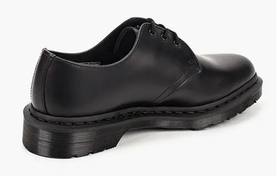 Полуботинки Dr. Martens 1461 Smooth черные моно