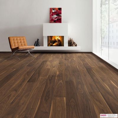Паркетная доска Haro Орех Американский Универсал 538956 1-пол масло