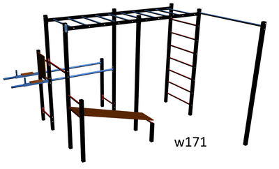 Спортивная площадка Workout W171