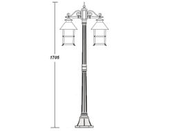 Садово-парковый светильник серии  Caior  II-2