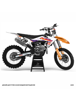 Наклейки на мотоцикл KTM 250 - 450 EXC 2024 SX SXF 2023-2024 #6255