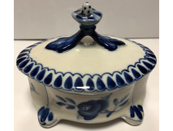 419-3/ Шкатулка Гжель