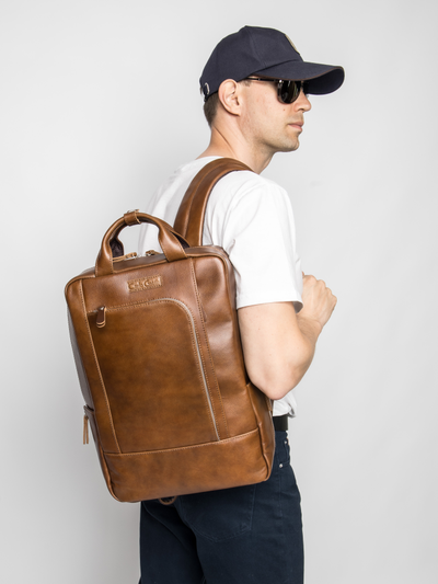 Кожаный рюкзак Viterbo Premium brown (арт. 3111-63)