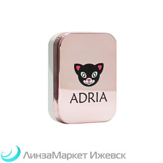 Контейнер для линз Adria с емкостью для раствора и пинцетом