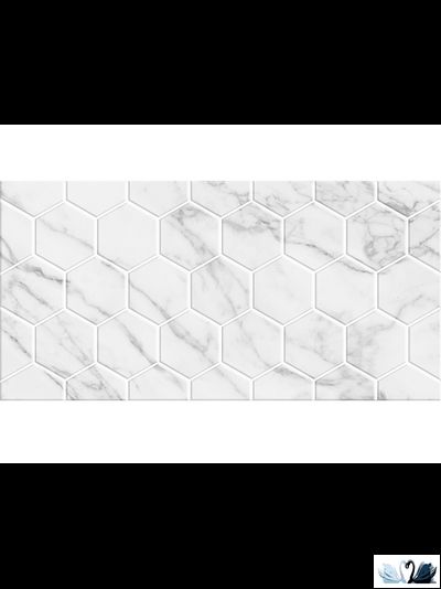 Настенная плитка Belani Marble Декор Гексо 30 х 60 см под мрамор гексагоны купить в магазине Marysя