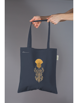 Сумка-шоппер с рисунком, коллекция "Чертополох"