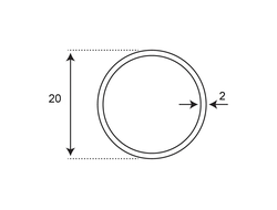 Труба из сшитого полиэтилена 20x2,0 PE-RT CTM (бухта -200метров)