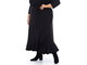Нарядная юбка с запАхом БОЛЬШОГО размера арт. 2131102 (Цвет черный) Размеры 50-72
