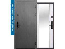 Дверь Входная - Е-ТАЙГА 10 СМ 2МДФ ЗЕРКАЛО