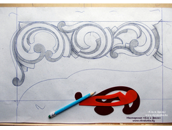 Резные узоры в рисунках