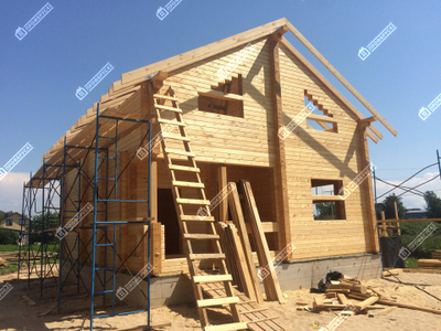 Дом из клееного бруса "Казань", 120 м2