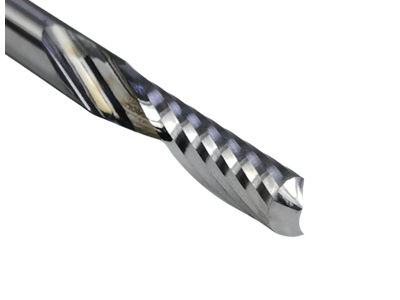 Фреза спиральная по пластику 4x15 s4x50 Z1 HM стружка вверх