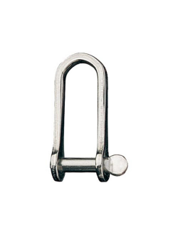 Скоба D-образная длинная из нержавеющей стали 316 Ronstan RF621 4,0мм 26х10мм 600-800кг с винтовым пальцем