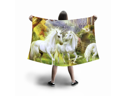 Флаг большой Единорог №14