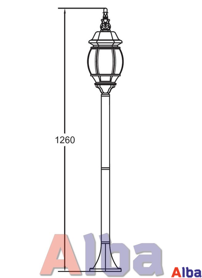 Садово парковый светильник America S 406