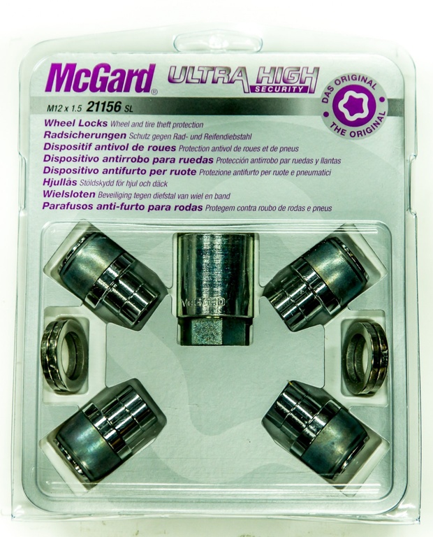 Секретные гайки М12х1.5 - McGard гайки м12х1.5 конус, 21156 SL-31156 SL ...