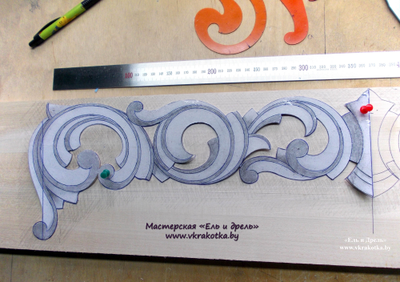 Контурная резьба по дереву