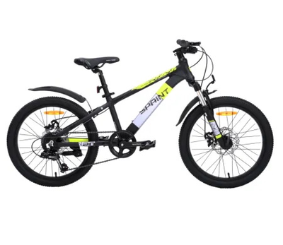 Велосипед TechTeam Sprint 20"х11 черно-зеленый