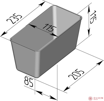 Форма хлебная 3Л6