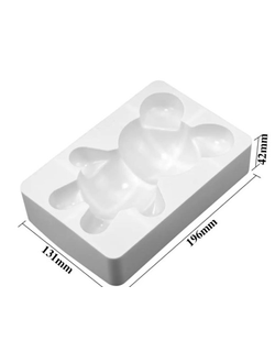 Силиконовая форма Мишка для шоколада 19,6*13,1*4,2 см купить в Калининграде