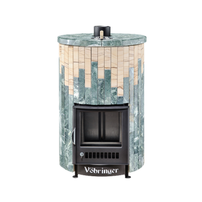Печь Ферингер Уют Змеевик + Окаменевшее дерево до 18 м3