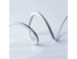 Неон фронтальный 220В, 15x14 мм, белый корпус