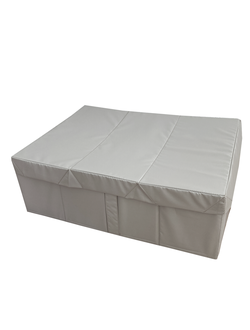 Короб для хранения с крышкой складной, бежевый (разные размеры)