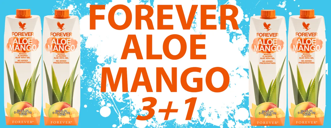 Акция Сок Алоэ Манго (Forever Aloe Mango 3+1)