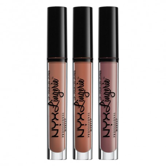 Набор жидких матовых помад NYX Lip Lingerie SET03