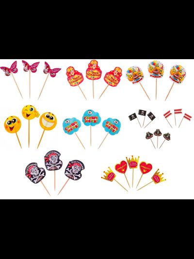 Шпажки 12 шт, МИКС