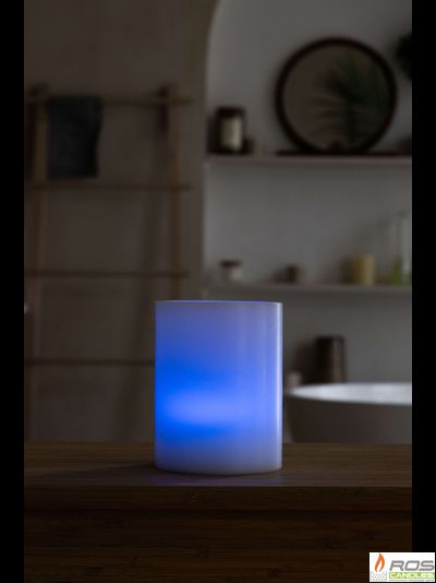 Гладкий парафиновый плафон для LED свечей - 11,7*15см