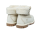 Timberland Teddy Fleece Белые/мех с отворотом (35-40)