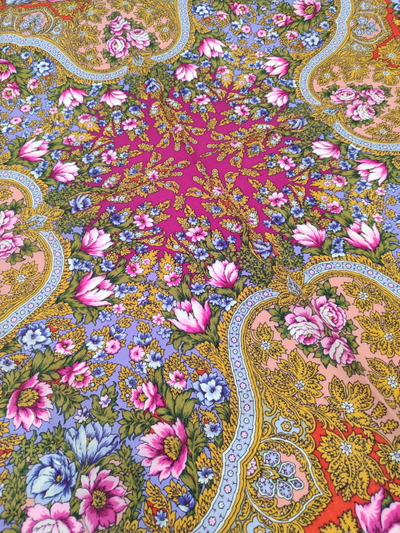 Павловопосадский платок Лесной ручей 1626-7