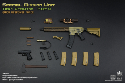 Боец сил специальных операций США - Коллекционная ФИГУРКА 1/6 scale SMU Tier 1 Operator Part XI Quick Response Force (26040A) - Easy&Simple