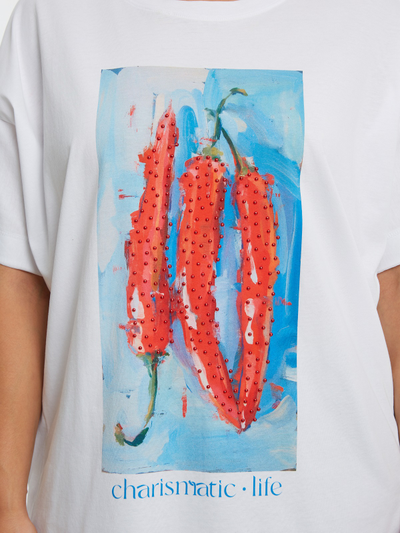 Женская футболка с принтом