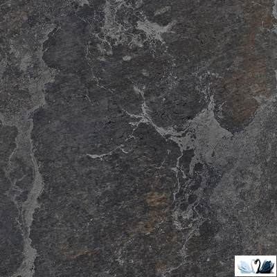 Керамогранит Ocean Ceramic Blaze nero графитовый 60 x 60 см карвинг