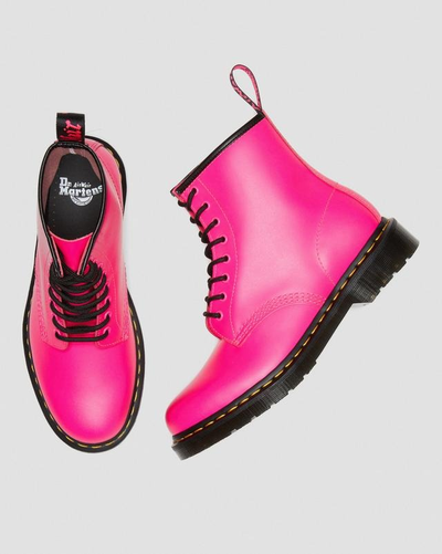 Ботинки Dr Martens 1460 Smooth Leather Lace Up Pink