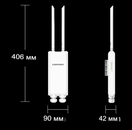 COMFAST cf-ew84 роутер/уличная точка доступа для систем видеонаблюдения, 2,4 Ггц WiFi (b/g/n) до 300