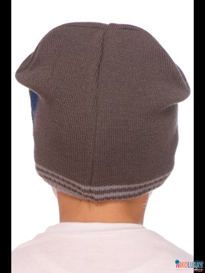 Шапка  18202-16, цвет темно-серый  р. 48-50