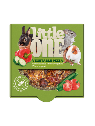 Little One для грызунов и кроликов Пицца с овощами, 55 г