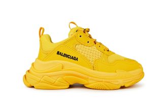 Кроссовки Balenciaga Triple S Clear Sole Yellow