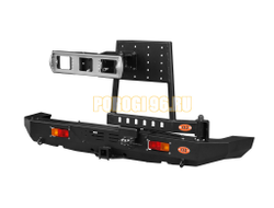 Задний силовой бампер серии Трофи на Jeep Wrangler JК 2007-2018 (03.113.04)