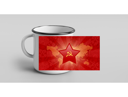 Кружки металлические эмалированные СССР