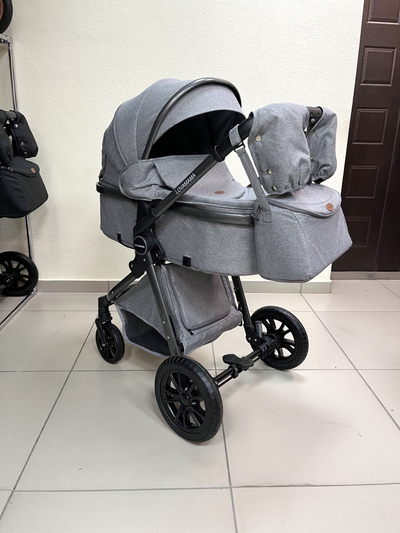 Детская коляска 3 в 1 Lovamama V9 Серый
