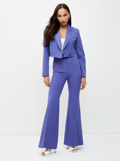 Укороченный жакет. Фиолетовый