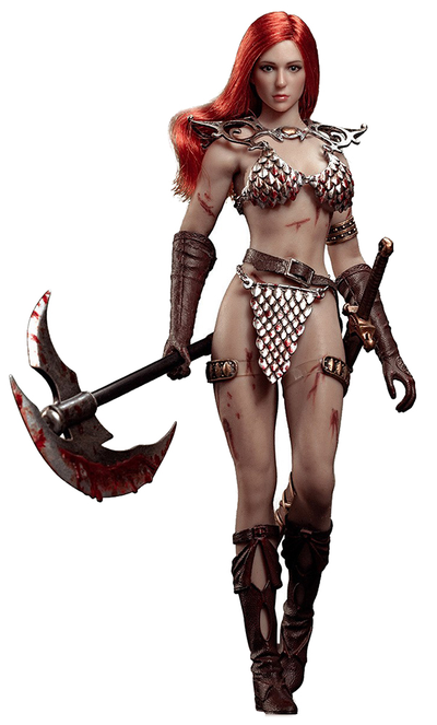 Рыжая Соня - Коллекционная фигурка 1/12 (PL2020-163) - Red Sonja 1/12 Scale Action Figure - TBLeague