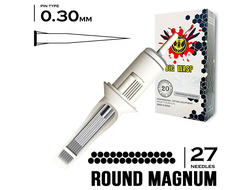 27RM/0,30 mm - Round Magnum "BIG-WASP" (STANDARD WHITE)